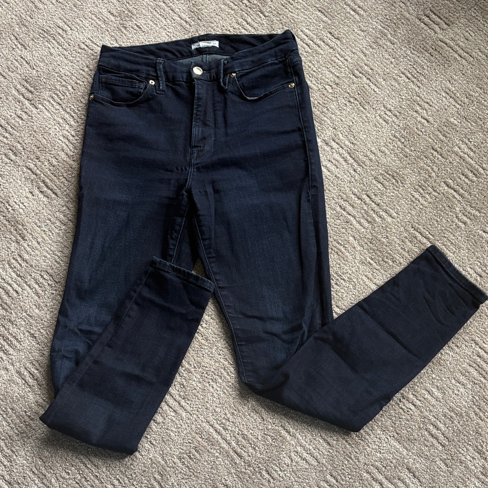 Good American Dark Blue Skinny Jeans